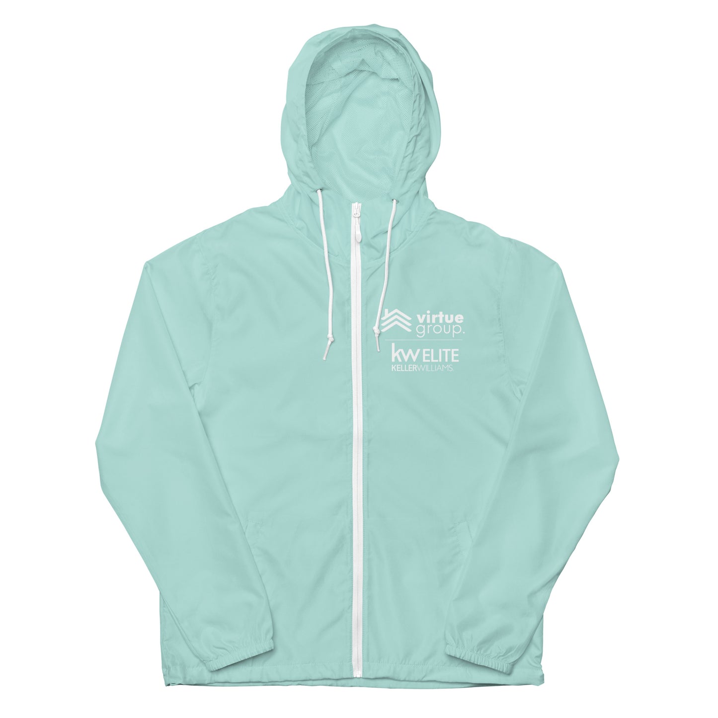 Customizable Unisex lightweight zip up windbreaker