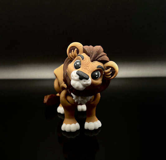 3D printed lion