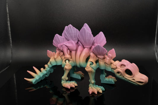 3D printed Stegosaurus Skeleton