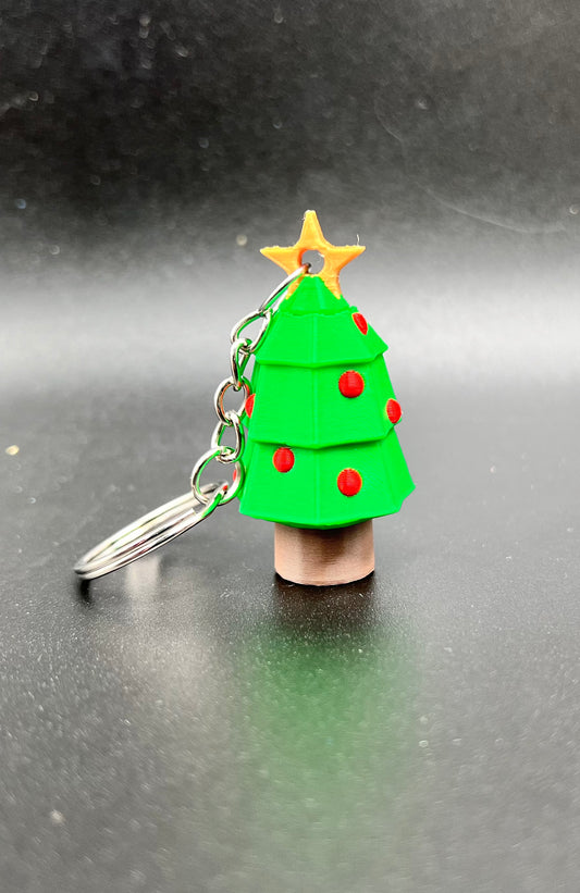 Christmas Tree Fidget Keychain- Set of 2