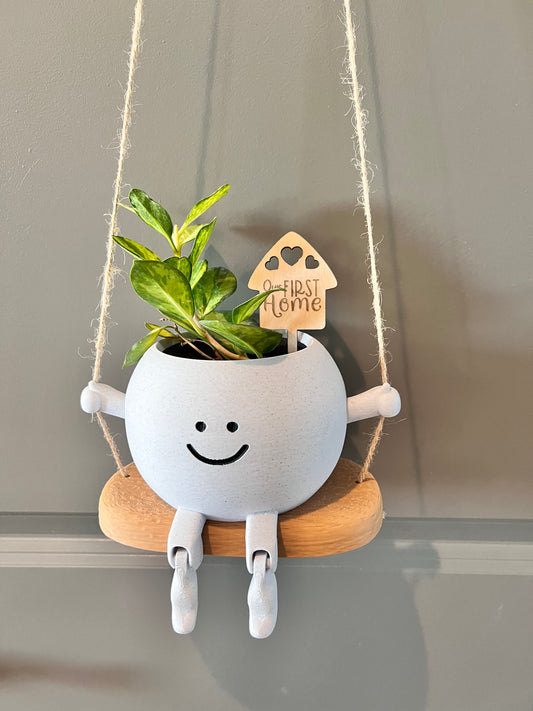 Swinging 3D Printed Pot Great Housewarming Gift!