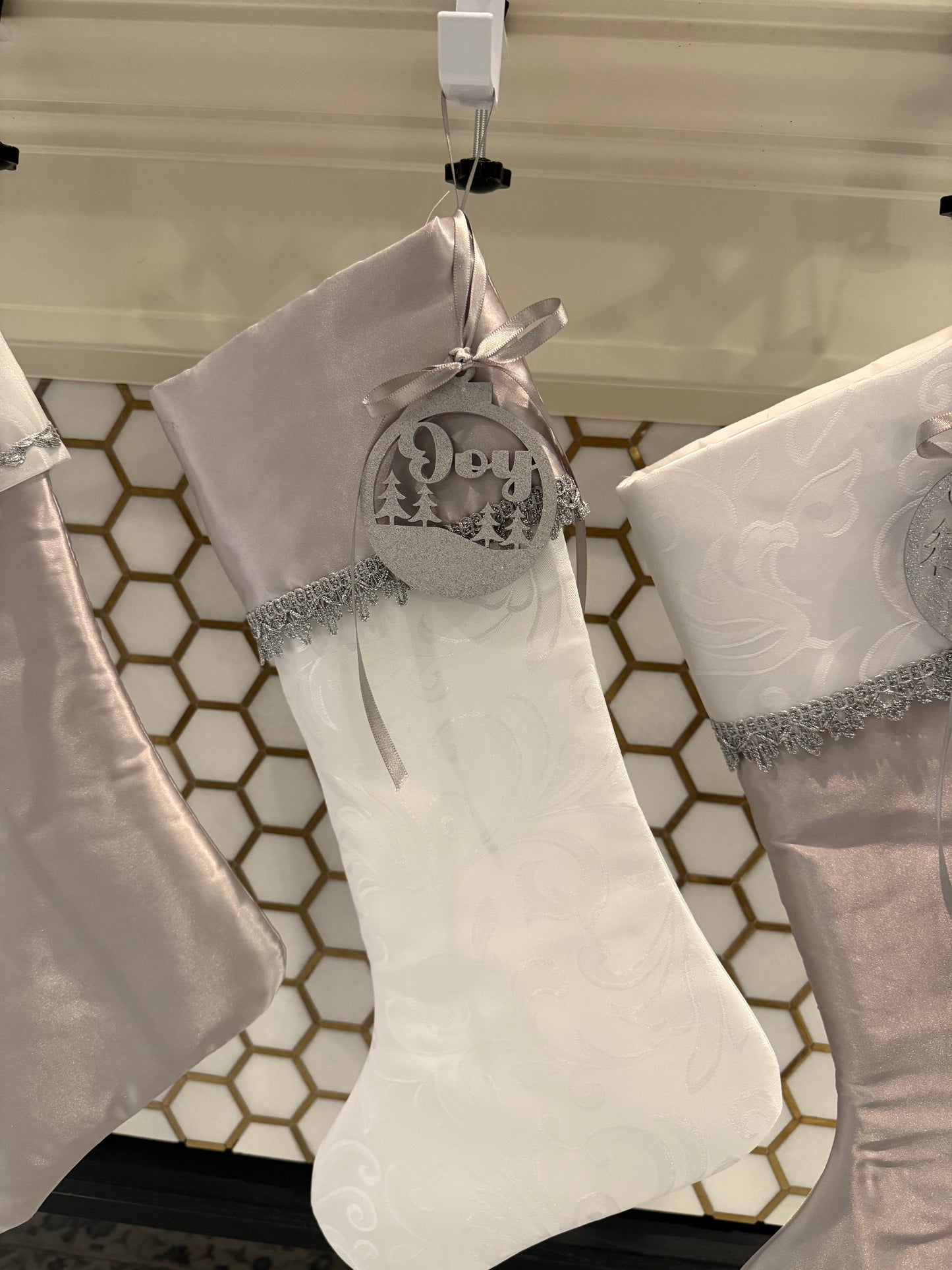 The Satin Collection Christmas Stockings