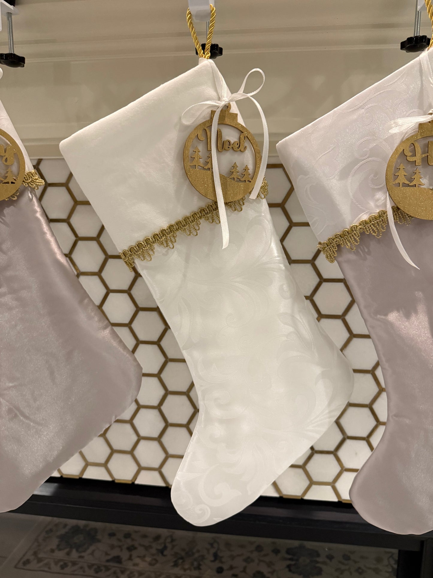 The Satin Collection Christmas Stockings