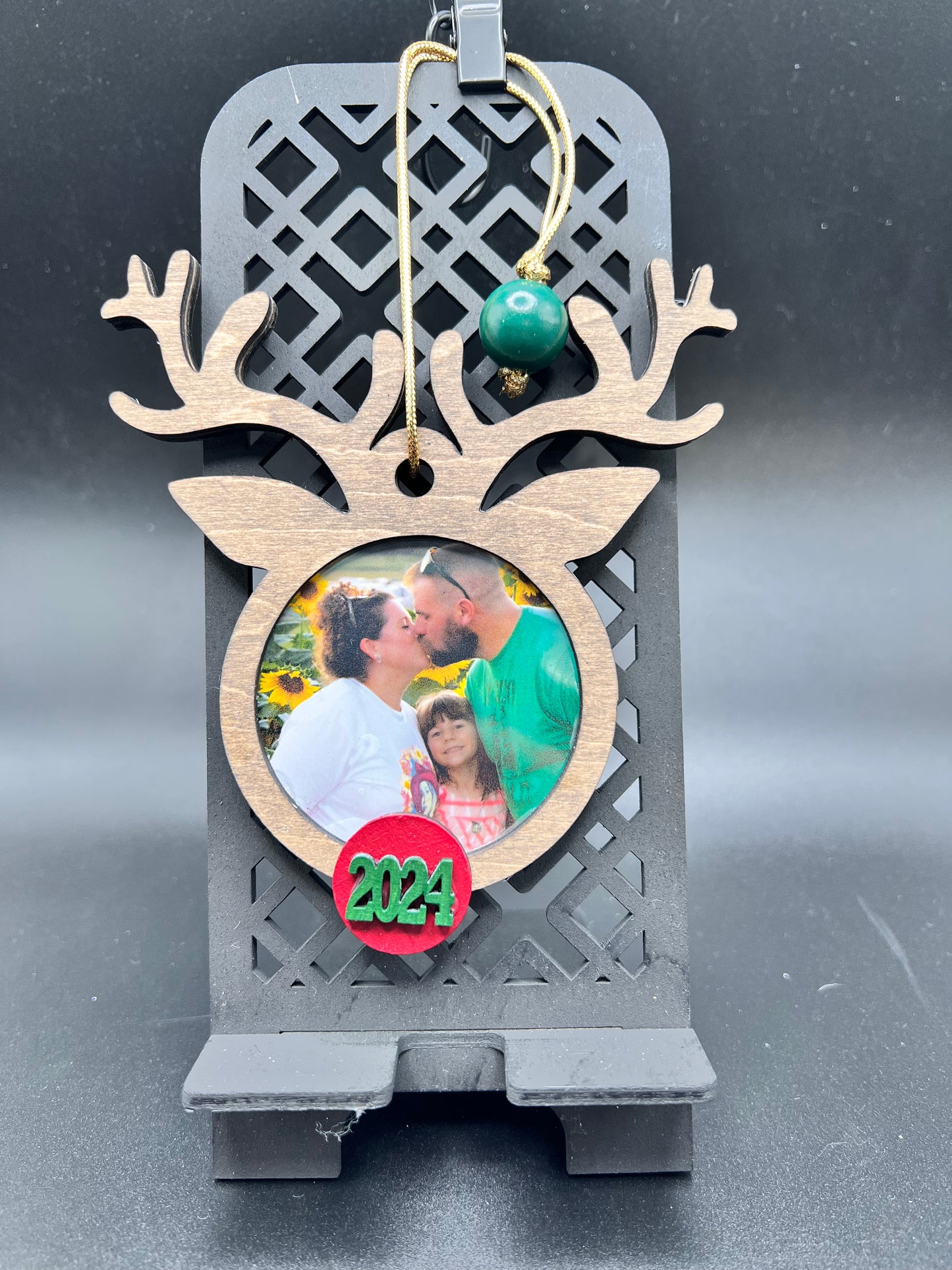 Reindeer Photo Ornament