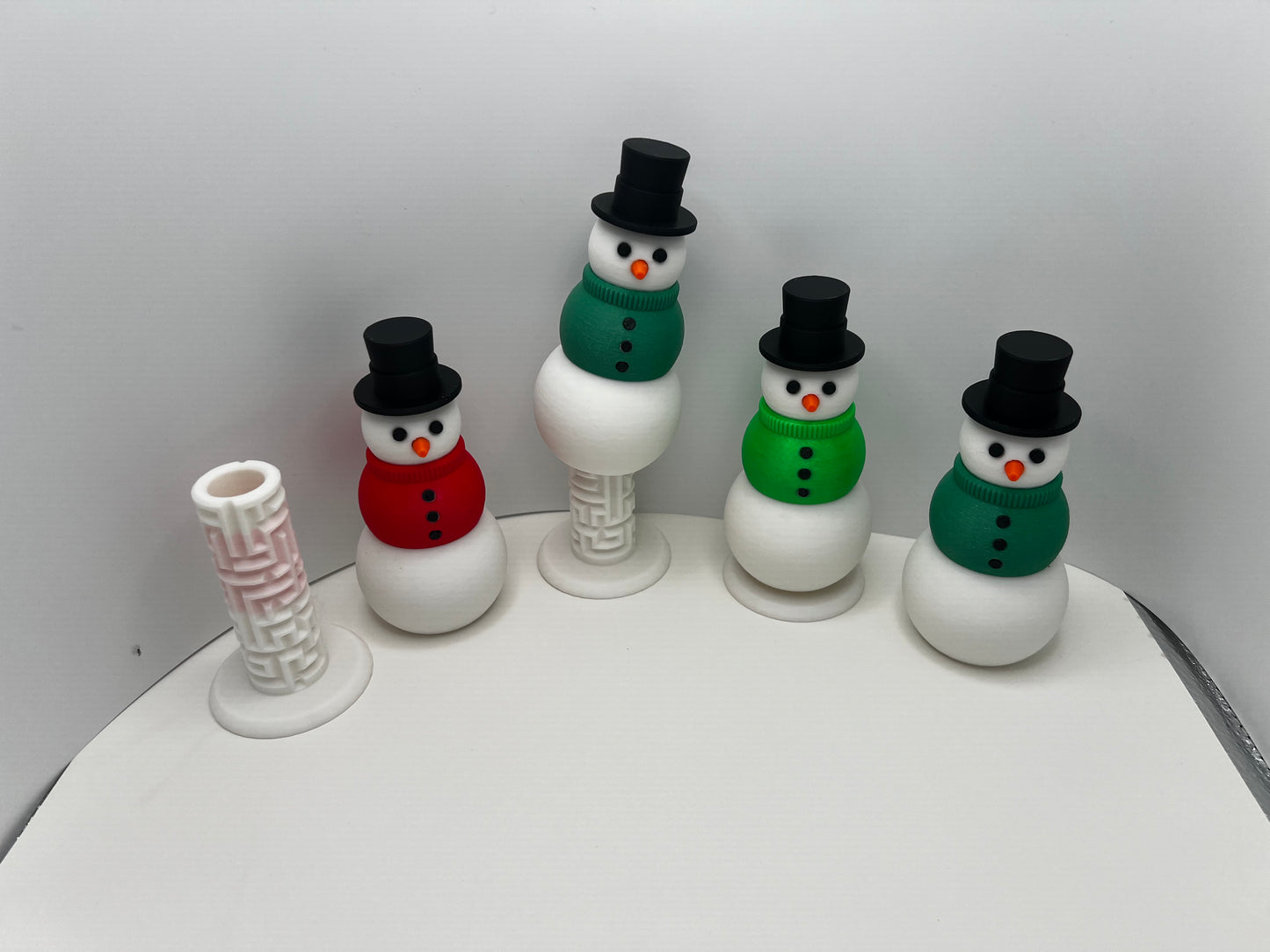 3D Printed Snowman Puzzle Box