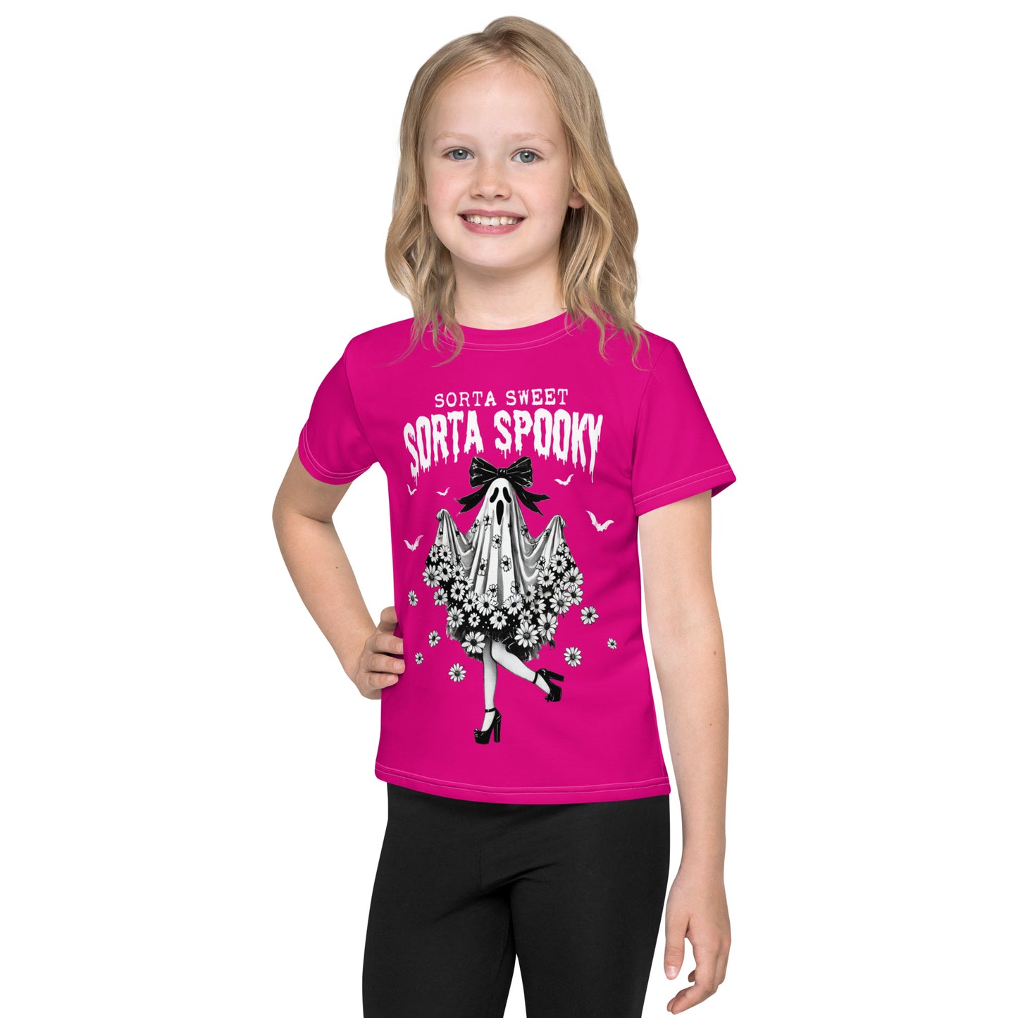 Sorta Sweet Sorta Spooky Kids crew neck t-shirt