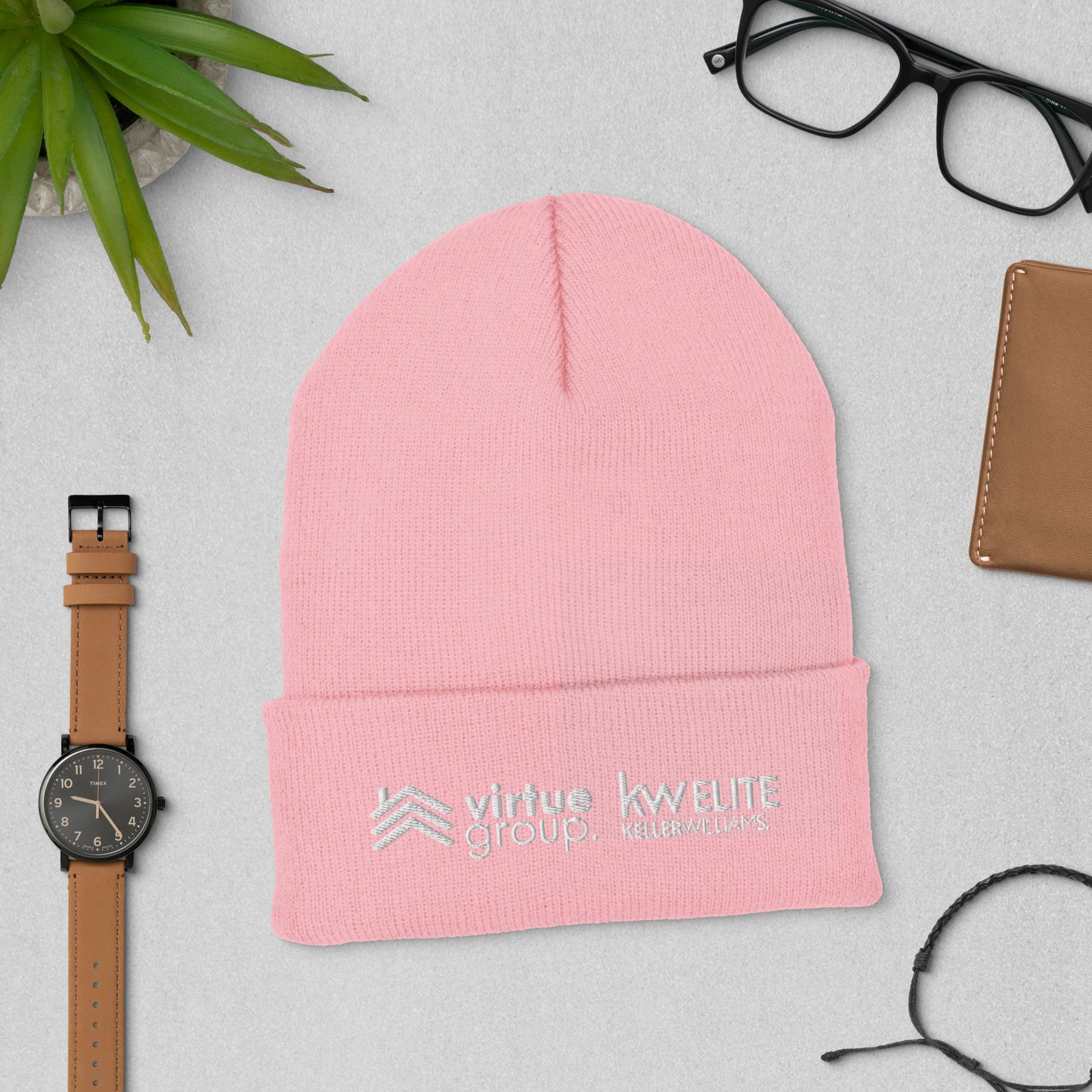 Customizable Embroidered Cuffed Beanie