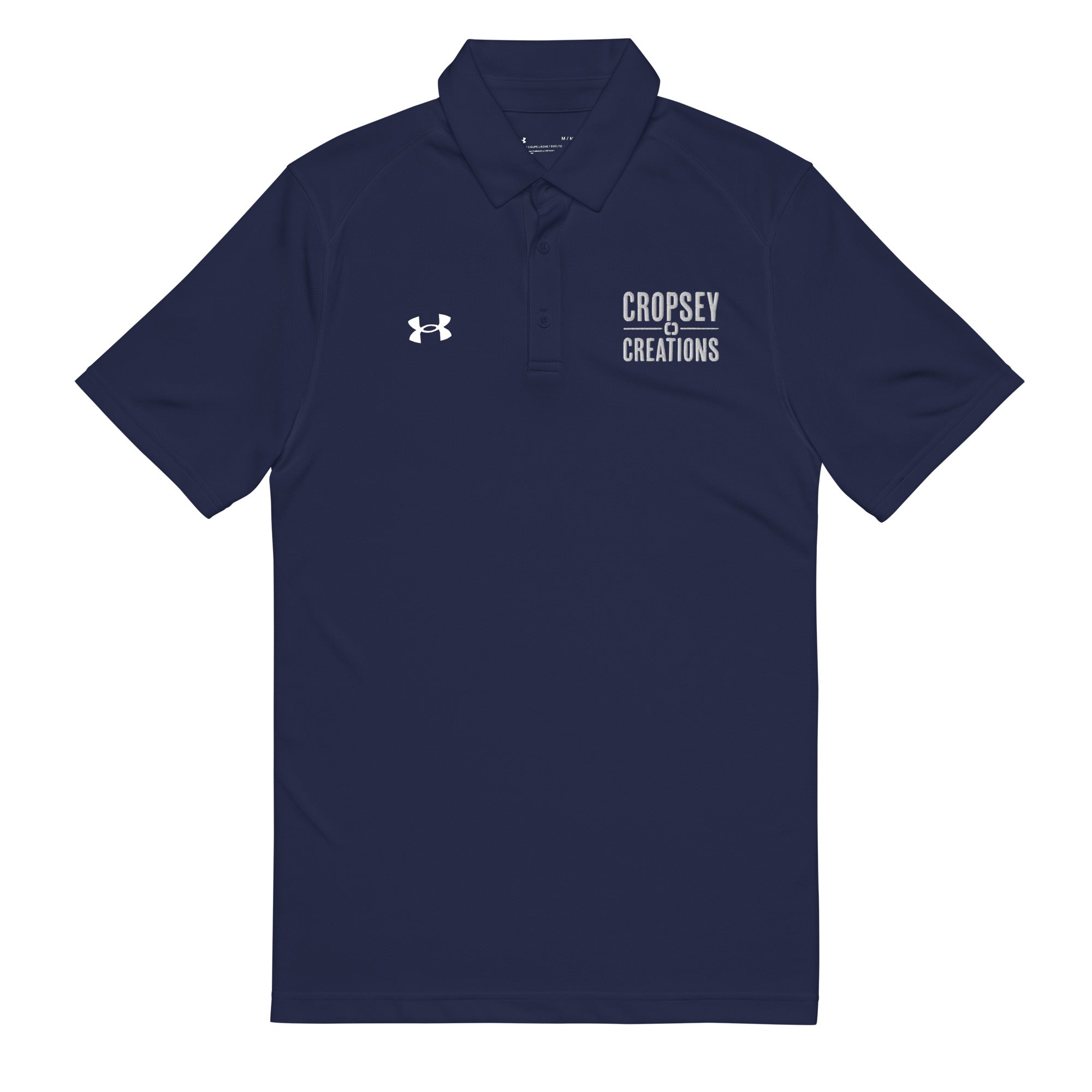 Custom embroidered under armour polo best sale