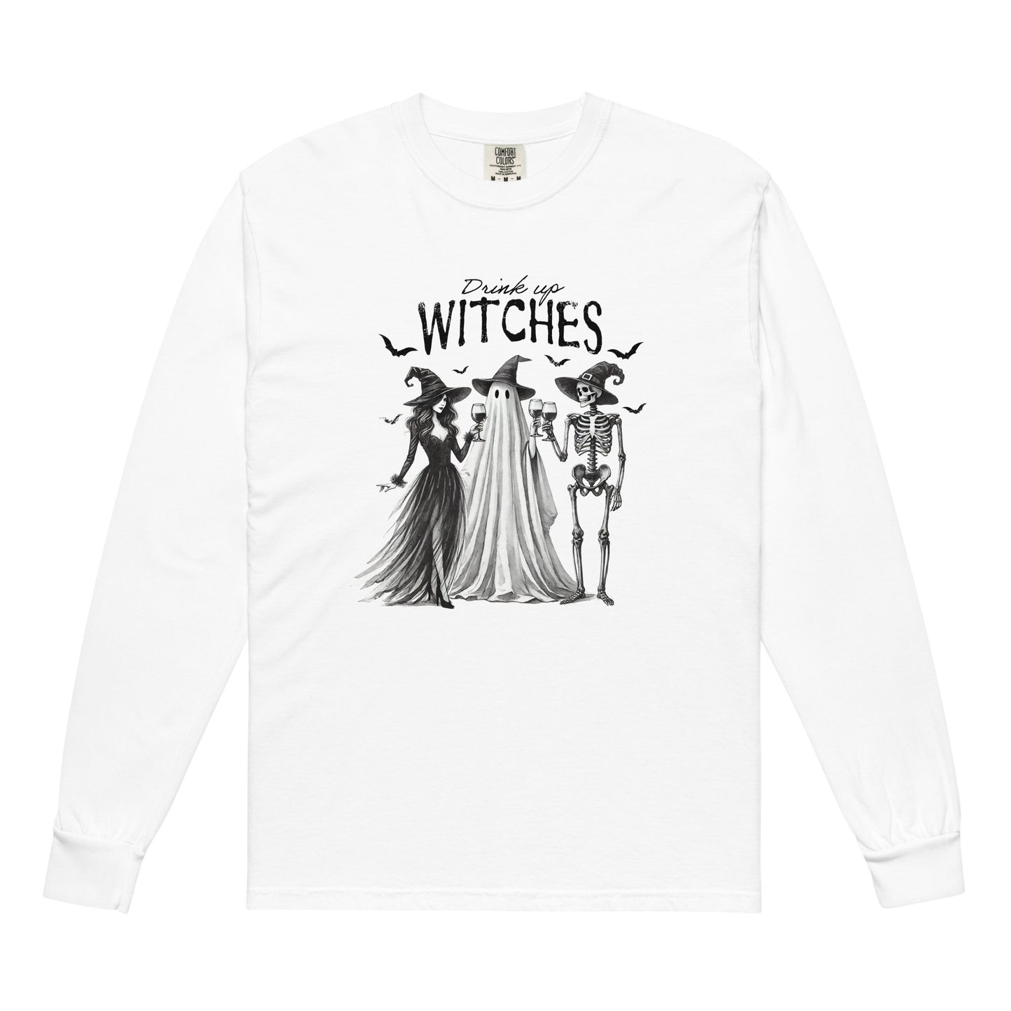 Drink up Witches Garment-dyed heavyweight long-sleeve shirt