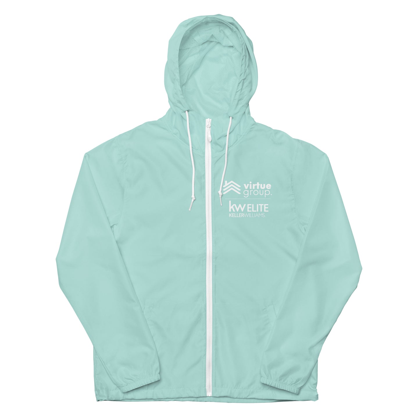 Customizable Unisex lightweight zip up windbreaker