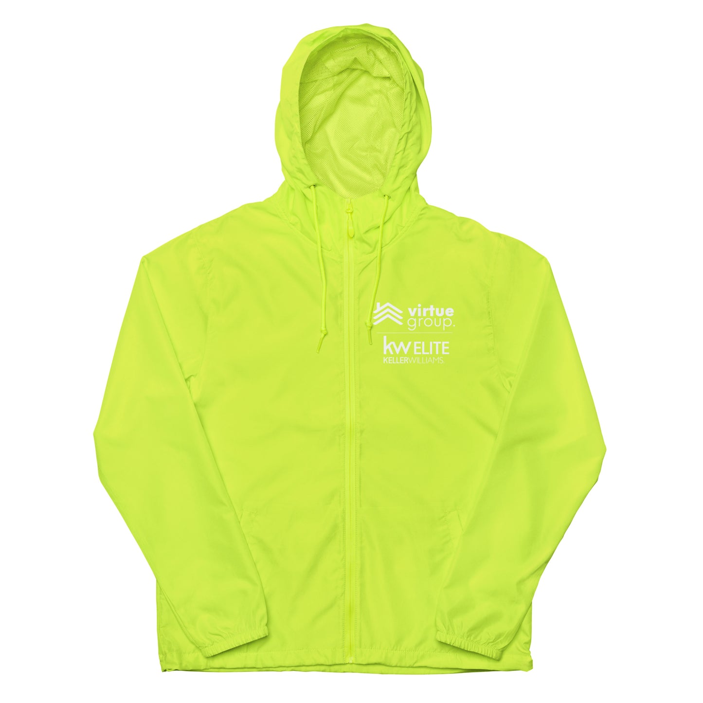 Customizable Unisex lightweight zip up windbreaker