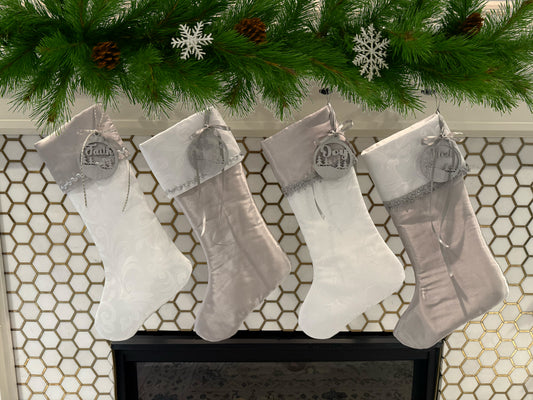 The Satin Collection Christmas Stockings