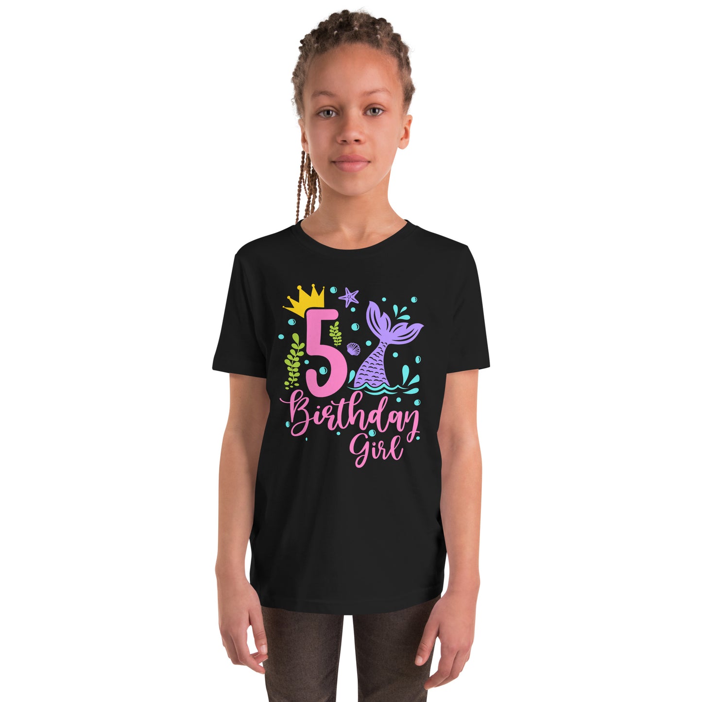 Mermaid Birthday Youth Shirt