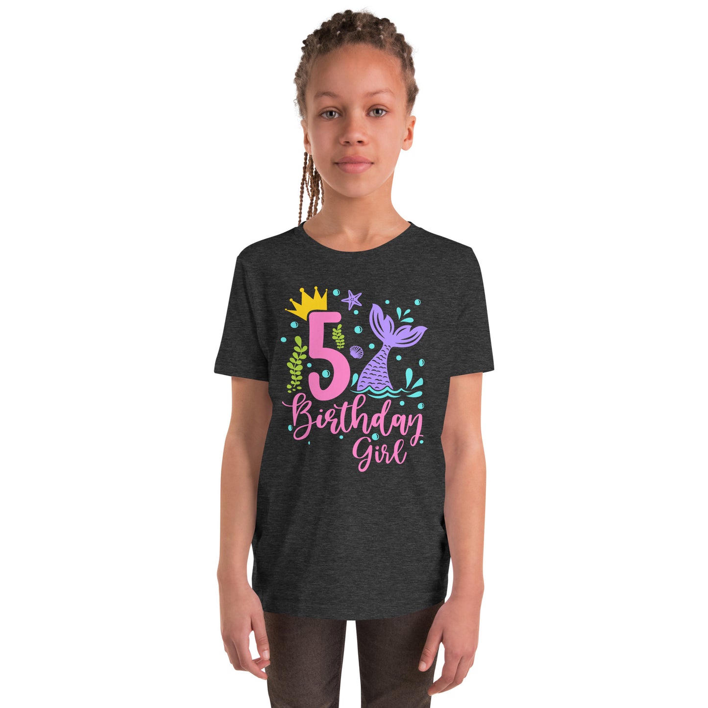 Mermaid Birthday Youth Shirt