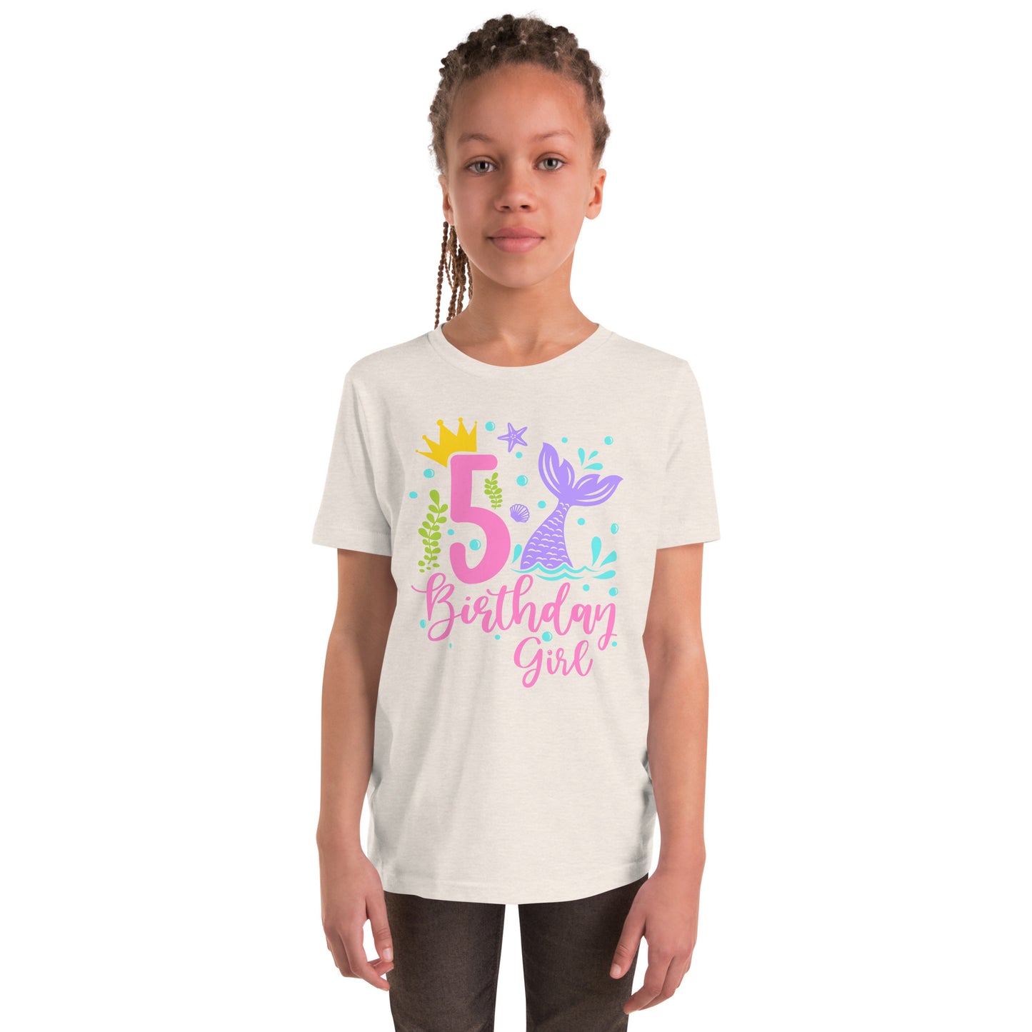 Mermaid Birthday Youth Shirt