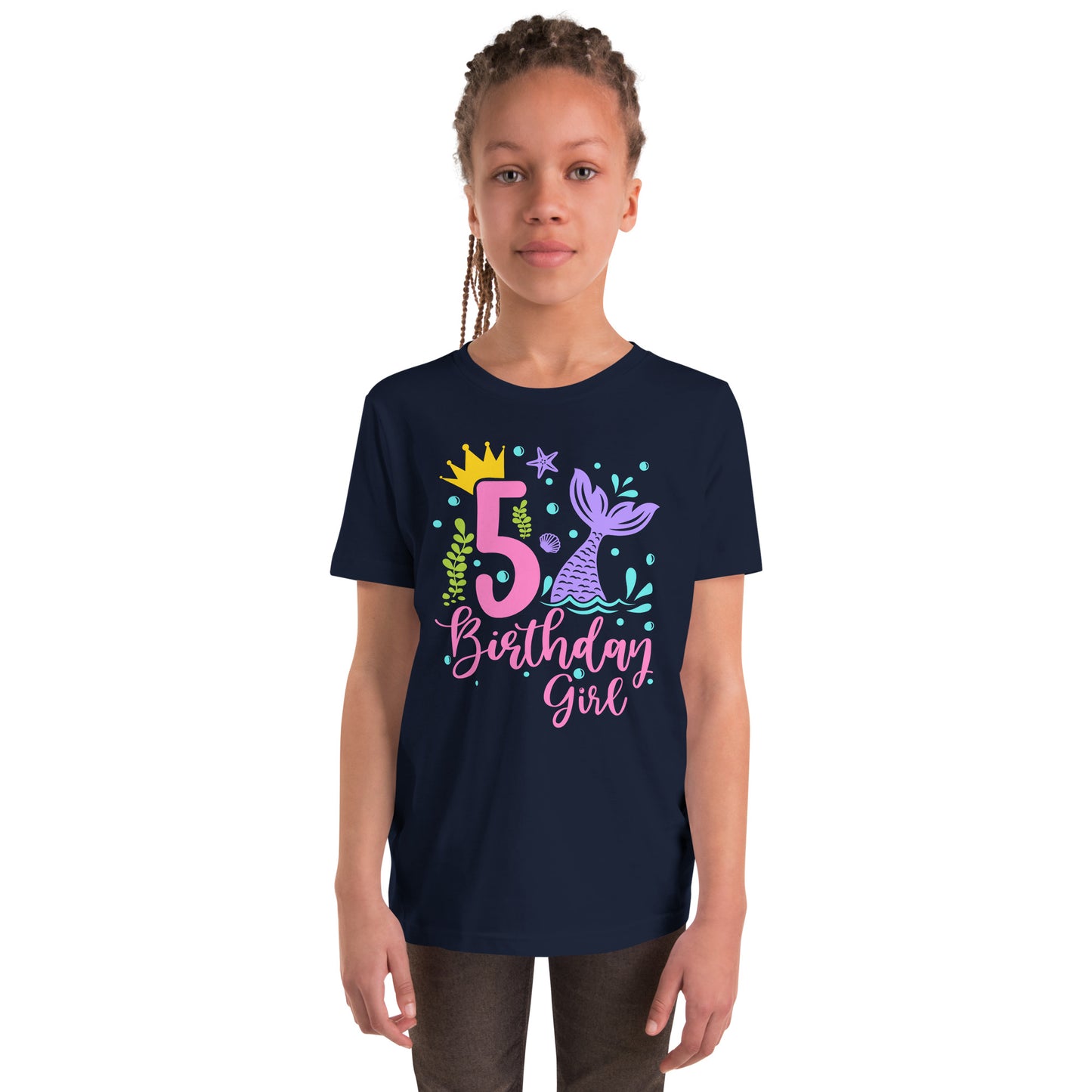 Mermaid Birthday Youth Shirt